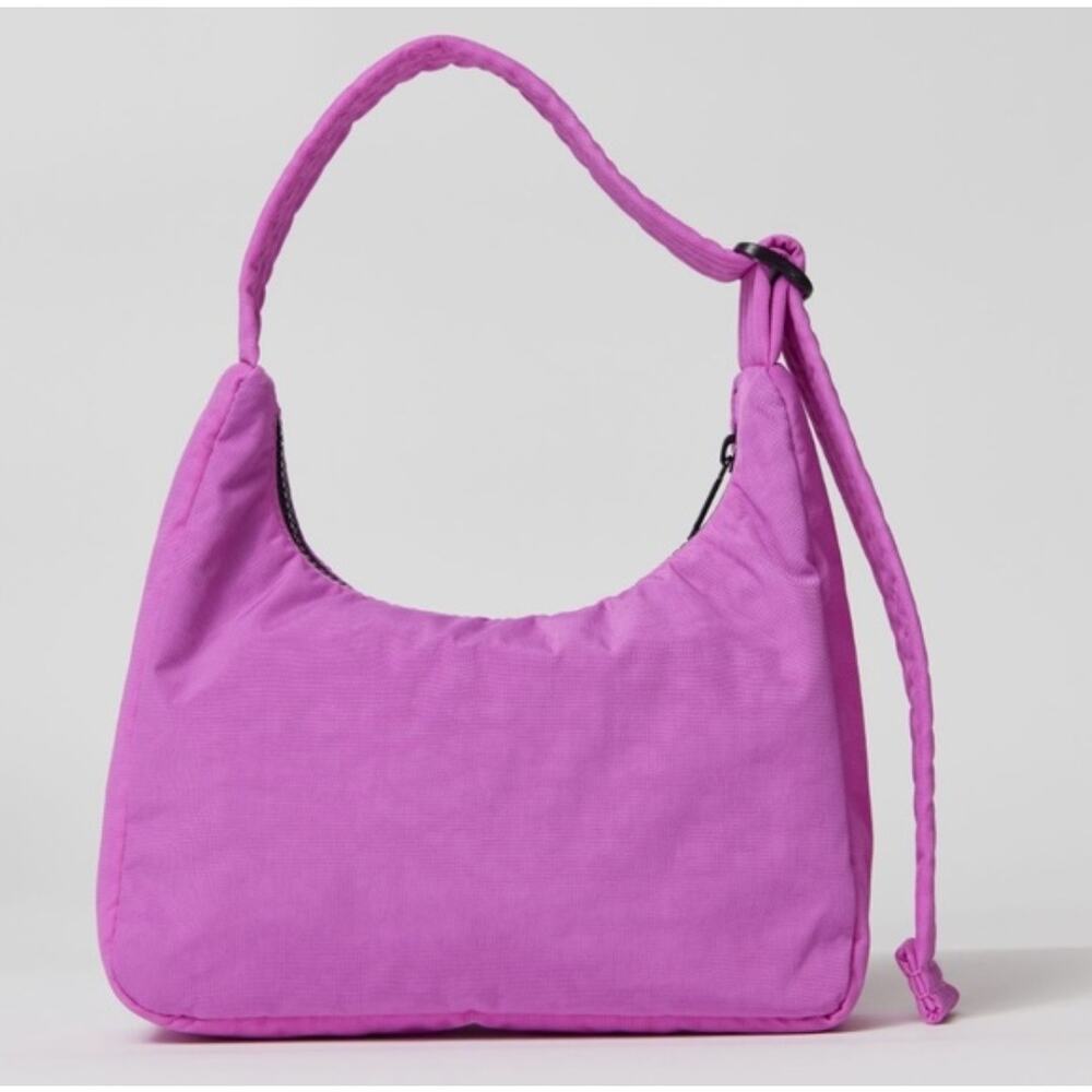 Baggu Mini Nylon Shoulder Bag Azalea Pink Retired Color Maximalist Utility Rare